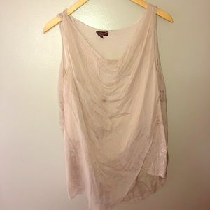 Italian made pink champagne cami